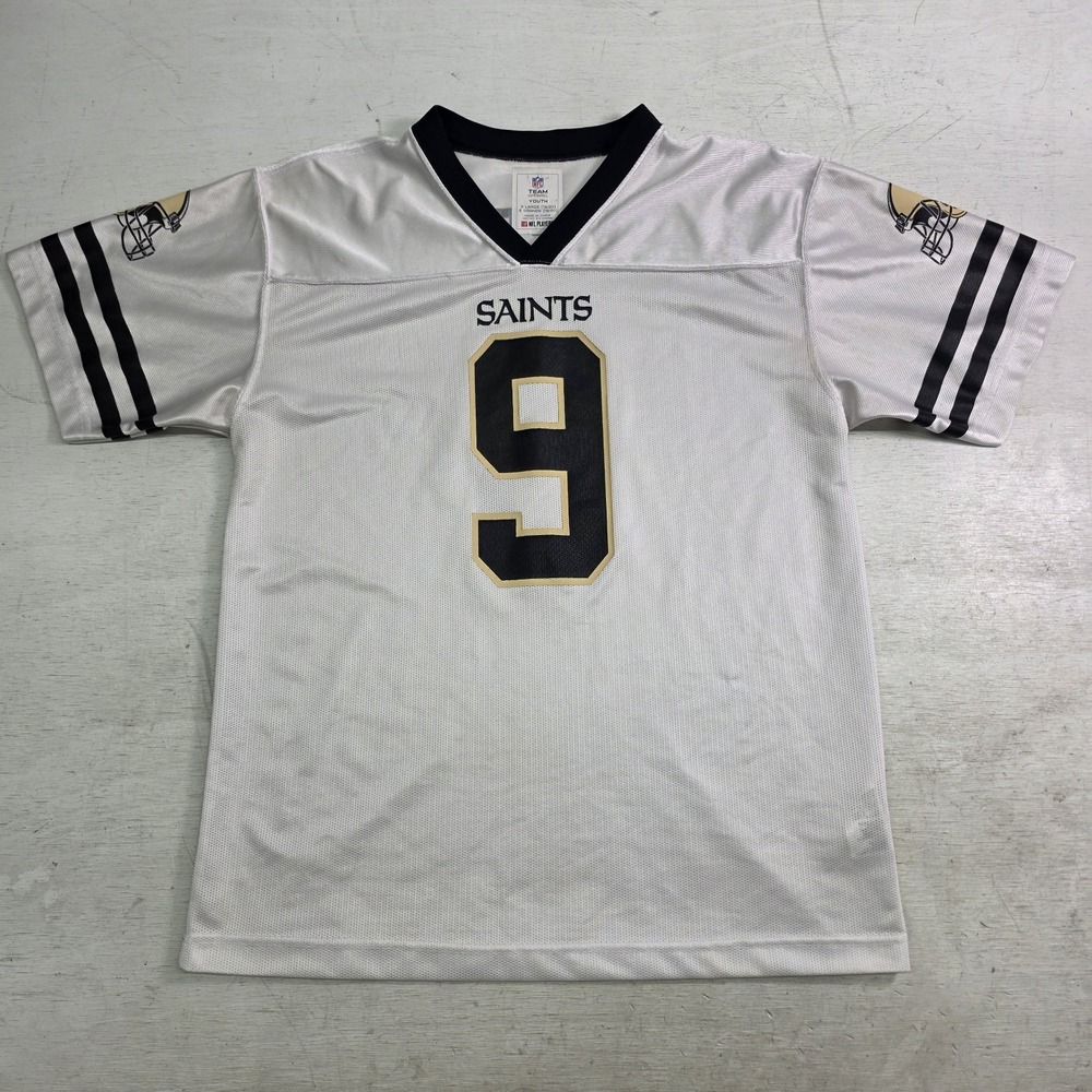 NFL Team‎ Apparel New Orleans Saints #9 Drew Brees Jersey Youth Boys Sz XL 18/20